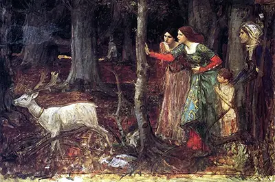 The Mystic Wood John William Waterhouse